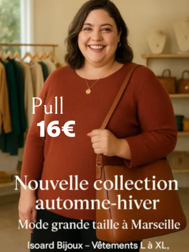 Vente de vêtements grandes tailles L/XL à Marseille 1er, Marseille, Isoard Bijoux