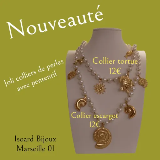 Découvrez notre nouveauté de bijoux, Marseille, Isoard Bijoux